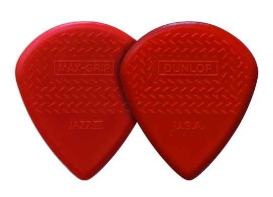 MaxGrip Red Jazz III Pick - 6 Pack