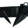 Set of 3 6.5 in Ninja Kunai Knives