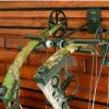 Twin Limb Bow Hanger Black 3in Slatwall