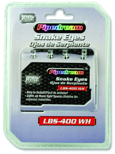 Pipe Dream 4pc Snake Eyes LED Kit White