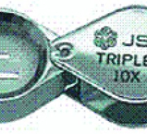 10x triplet loupe 18mm Chrome Plated