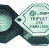 HEXAGON 10X TRIPLET 20.5mm Matte Slv/Blk