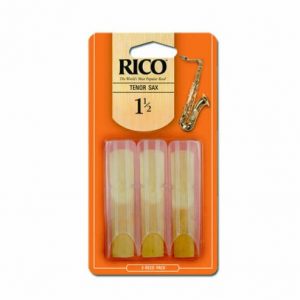 Rico 3 Pack Tenor Sax Reeds 2.5 Box of 1
