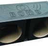 Qbomb Dual 12in Vented Box Painted Black
