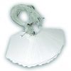 White Plastic String Tag 3/8 x 1 Pcs