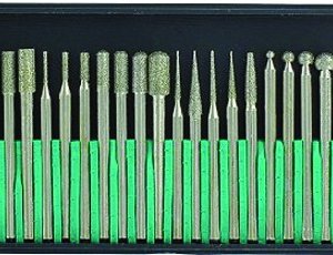 30 pcs Diamond Burr Set 600 grit