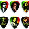 Marley Rasta Colored 6 Hvy Picks in Tin