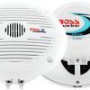 Boss 5.25in 2-Way Marine Spker  White