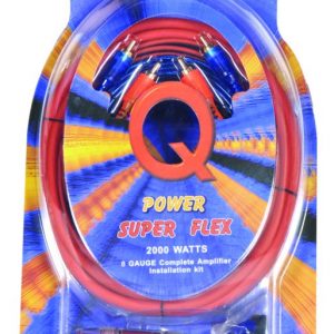 Q Power Super Flex 2000 Watt 8 Gauge Kit