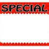 7 X 5.5 Flrscnt Orng Special Burst Sign