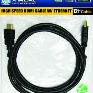 Bulk High Speed HDMI w/Ethernet 3 ft
