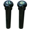 Fat Boy Black Bridge Pins Shell Dot 6 pc