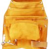 Split Leather 10 pocket Tool Bag
