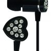 Quantum Blinging Black Heart Earbuds