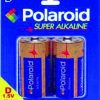 Polaroid 2 Pack D Alkaline Battery
