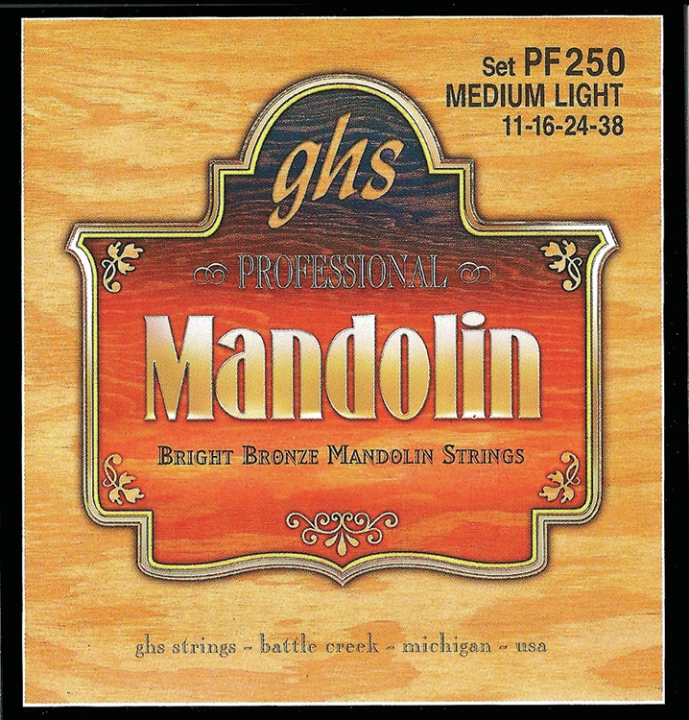 GHS MANDOLIN BRIGHT BRONZE LIGHT