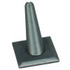 Single Ring Disp Steel Gray Faux Leather