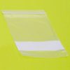 Zip Lock Bag  White Block4X6  100 Pack