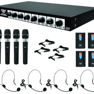 Pyle Pro Wireless Microphone System 8Ch