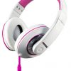Sentry Deep Bass Headphones w/Mic Pink