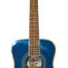 O S Half Size Acoustic SS Trans Blue