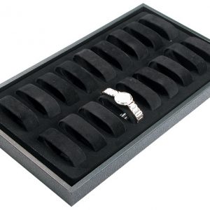 18 Watch Display Tray Black