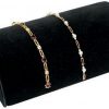 Half Moon Bracelet Display Black Velvet