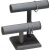 2 Tier Bracelet Display Steel Grey