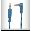 6ft Blue/White Braided Mesh Audio Cable