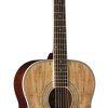 O S Spalted Parlor Size Acoustic Guitar