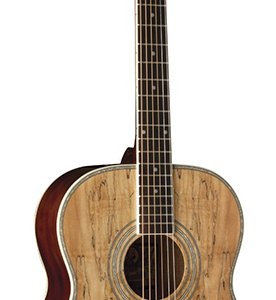 O S Spalted Parlor Size Acoustic Guitar