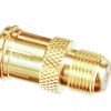 Quick F Plug  F Jack Adapter