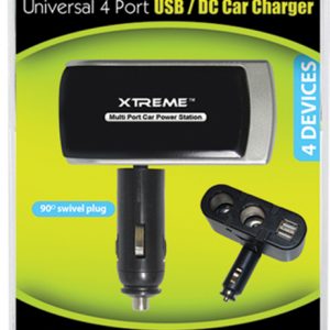 Universal 4 Port USB-DC Car Charger