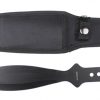 12in Black Throwing Knife w Sheath