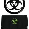 3.5in Circle Throwing Knife w Pouch Blk