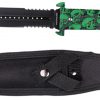 9.5in Hunting Knife w Sheath Green