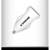 White Single Port 1amp Car Charger