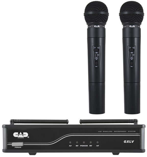 CAD 2 Handheld Wireless Mics UHF L Band