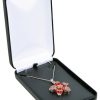 VN7 Leatherette metal necklace box Black