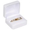 VR5 Leatherette metal double-ring box Wt