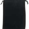 Deluxe BlckVelvetDrawstringPouch1.75x2DZ