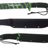 18in Zombie Machete Neon Green 4mm thick