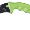 7.5in Necklace Green Handle RubberSheath