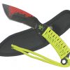 9in Dagger Green Nylon Rope Blood Drip