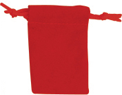 Deluxe Red VelvetDrawstringPouch1.75x2DZ