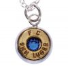 Bullet Pendant 9mm Sapphire INDIVIDUAL