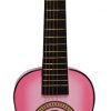 23 inch Acoustic Guitar Pink