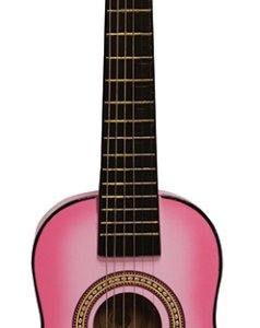 23 inch Acoustic Guitar Pink