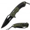 8.5in Army Grn Spring Assist 3.5in Blade