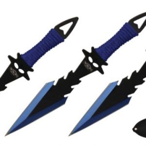 Throwing Knives Blue